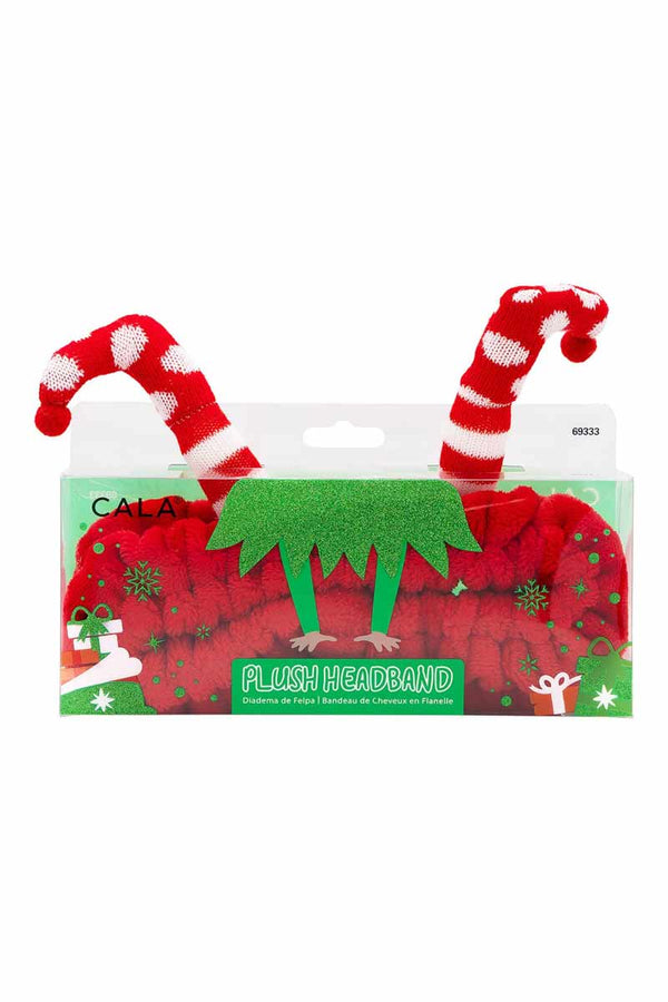 Cala Diadema de felpa con forma de piernas de elfo