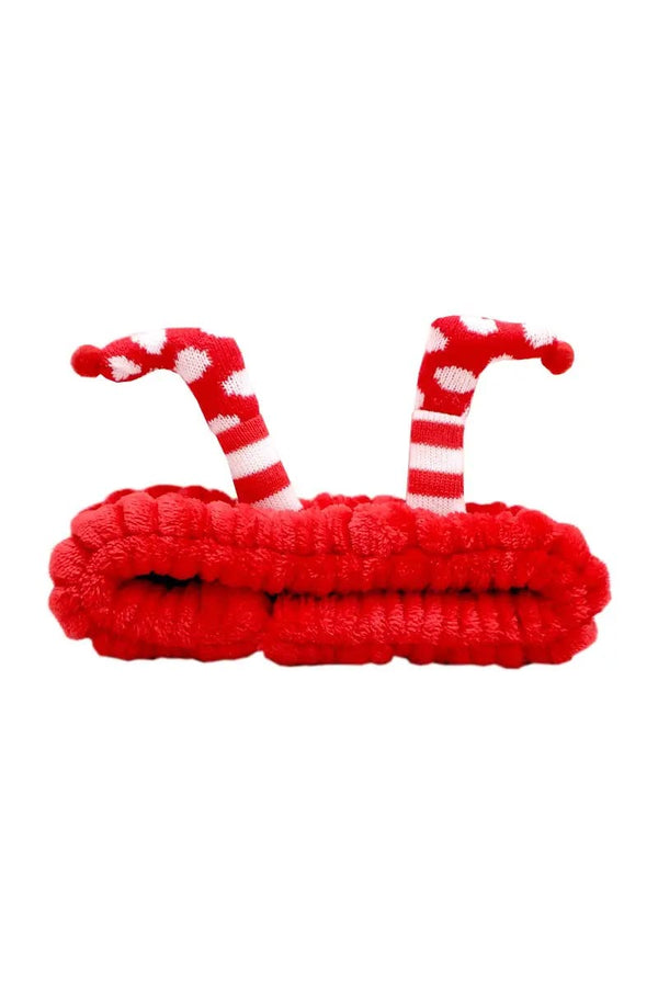 Cala Diadema de felpa con forma de piernas de elfo