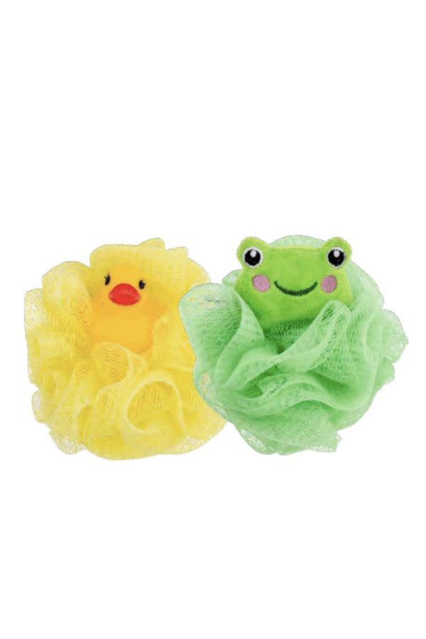 Cala Cute & Fluffy - Juego De Esponjas De Baño De Malla