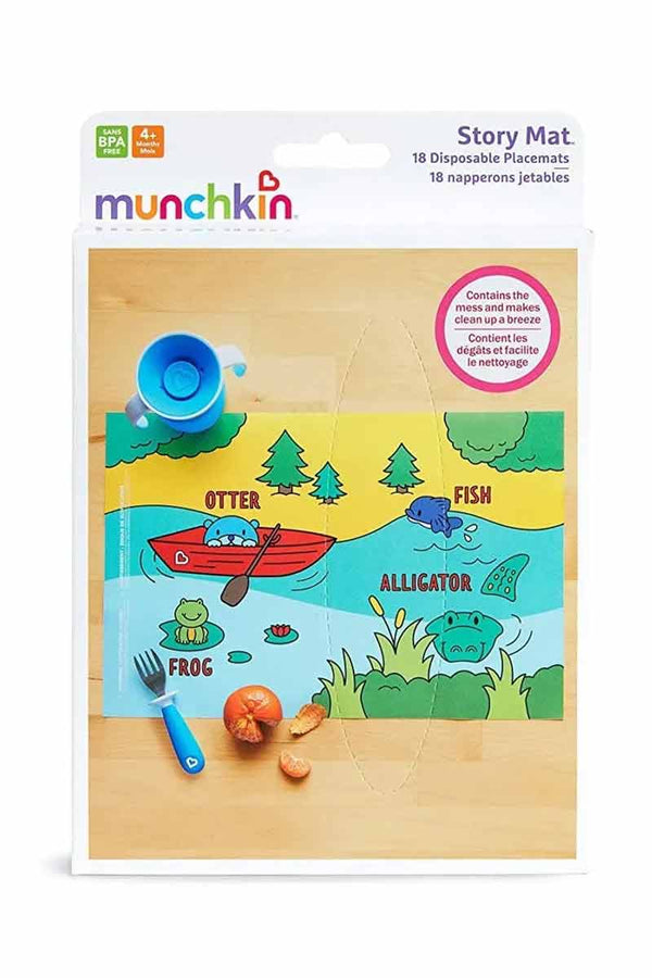Munchkin Story Mat - Manteles Individuales Desechables 18 Manteles
