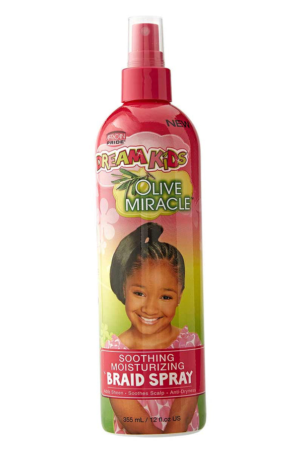 African Pride Dream Kids Olive Miracle Braid Spray 355 ml