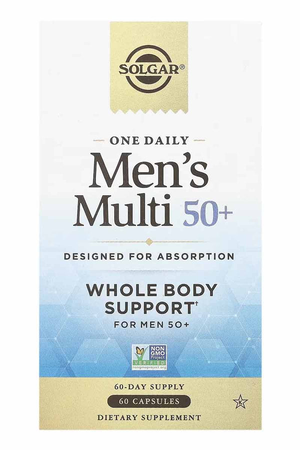 Solgar One Daily Men's Multi 50+ 60 Capsulas