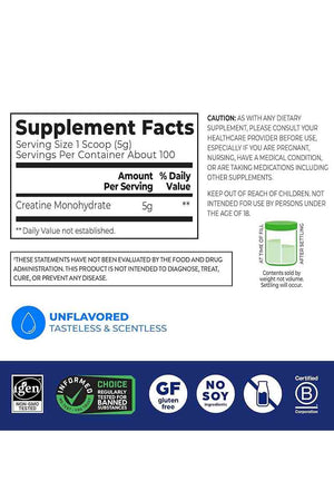 Orgain Creatine Micronized Monohydrate 675g