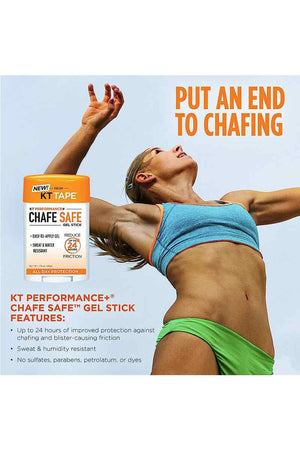 KT TAPE PERFORMANCE+ CHAFE SAFE Barra de gel 1.75 OZ