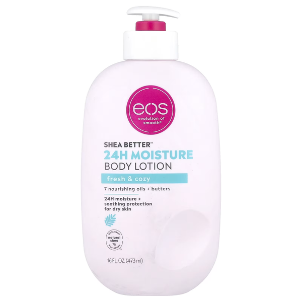 Eos Shea Better 24H Moisture Body Lotion Fresh + Cozy 16 oz