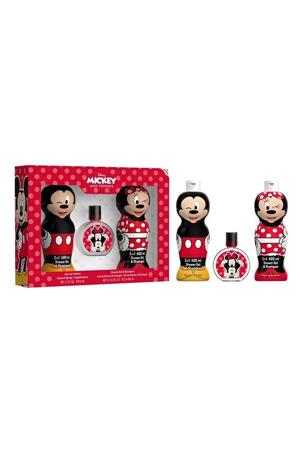 Disney Mickey And Friends Set Eau De Toilette + Shower Gel & Shampoo