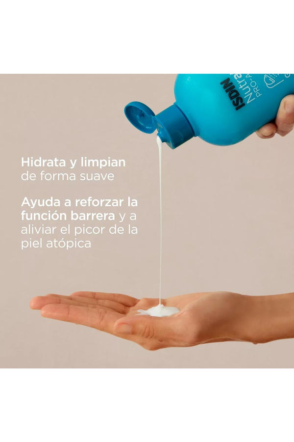 Isdin Nutratopic Pro-AMP Gel de baño emoliente Piel reactiva 400 ml