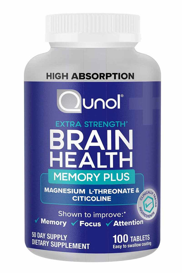 Qunol Brain Health Memory Plus 100 Tabletas