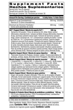 Bio Nutrition GLP-1 Support Wellness - Apoyo Al Bienestar 60 Capsulas