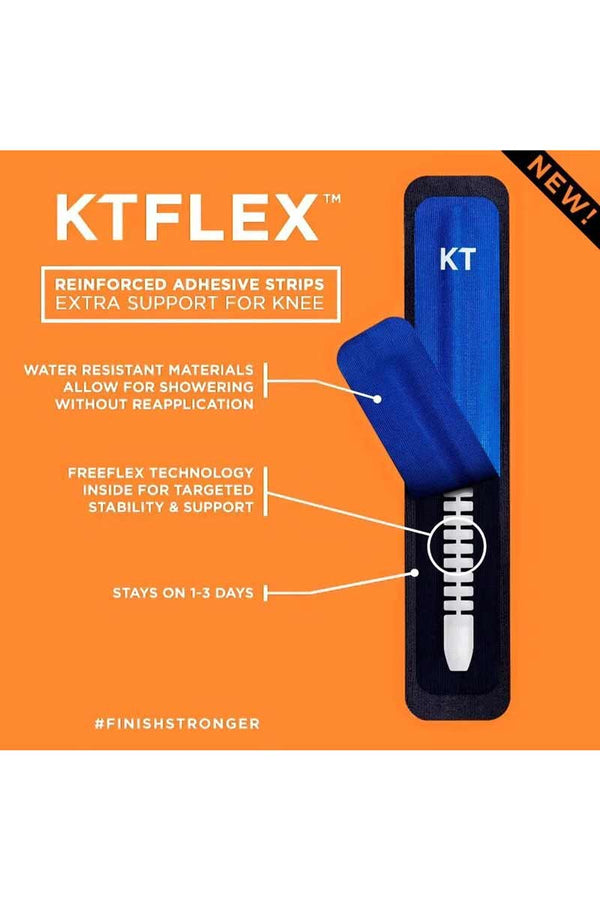 KT FLEX - SOPORTE PARA LAS RODILLAS 8 TIRAS 4 APLICACIONES