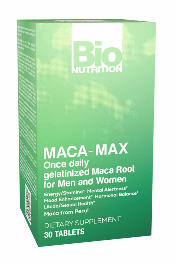 Bio Nutrition Maca-Max Once Daily - Apoyo De La Salud Sexual 30 Tabletas