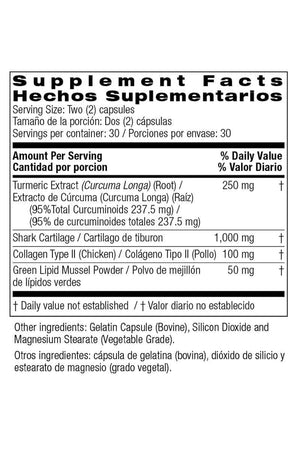 Bio Nutrition Joint Wellness - Bienestar articular 60 Capsulas