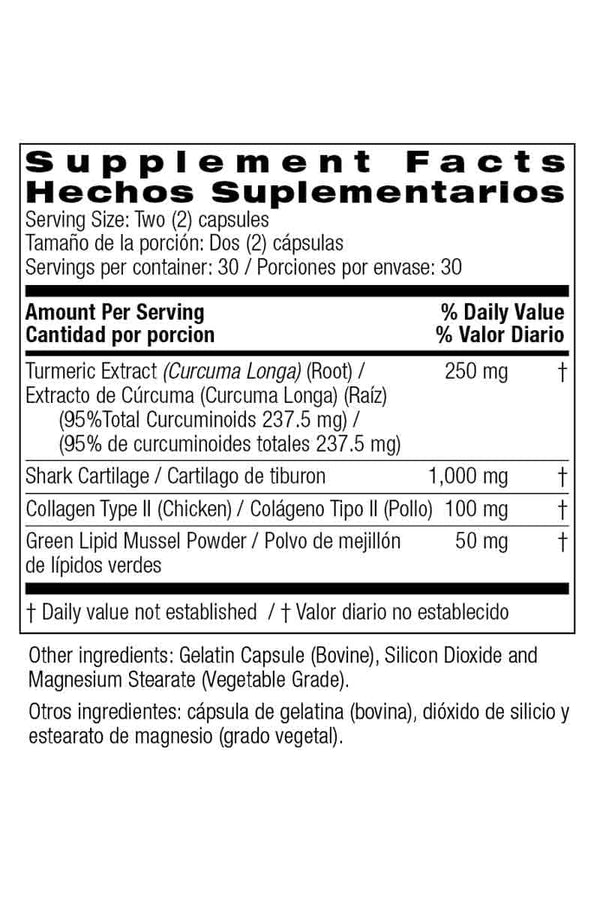 Bio Nutrition Joint Wellness - Bienestar articular 60 Capsulas