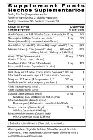 Bio Nutrition Urilow - Apoyo Para El Ácido Úrico 60 Capsulas