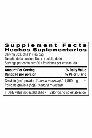 Bio Nutrition Graviola Tea 56 g 30 Bolsitas De Té