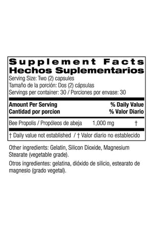 Bio Nutrition Bee Propolis - Apoyo Inmunológico 60 Capsulas