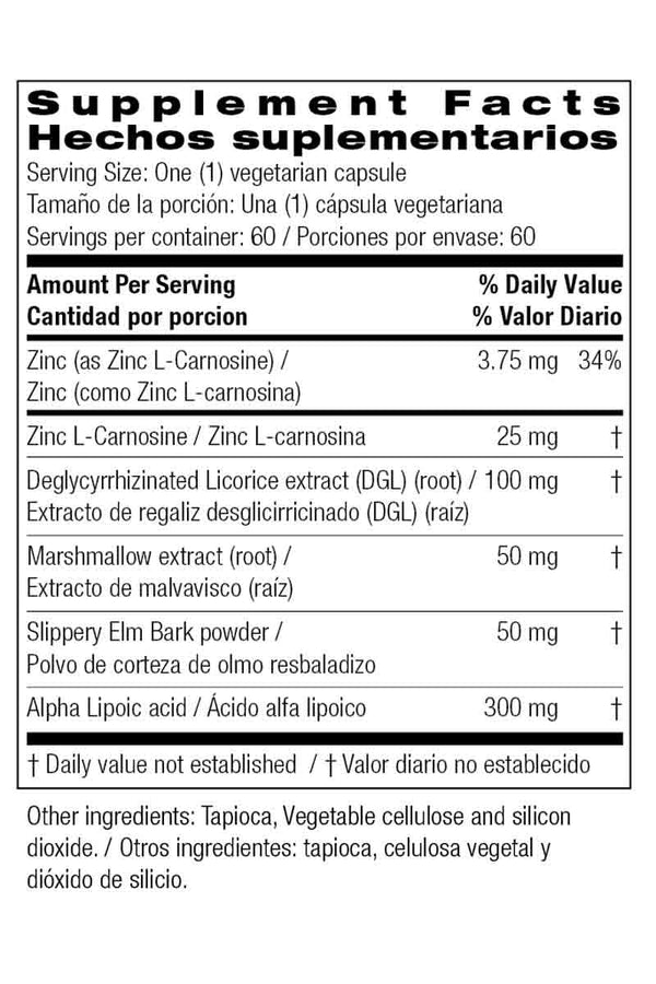 Bio Nutrition Stomach -Soporte Gastrointestinal 60 Capsulas