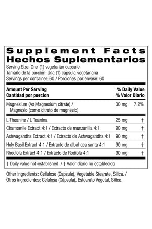 Bio Nutrition Emotional Wellbeing - Alivia El Estres Ocasional 60 Capsulas