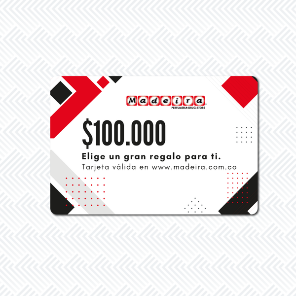 Bono Regalo (Gift Card) Almacén Madeira $100.000