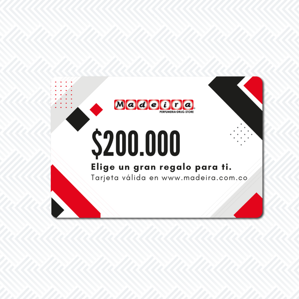 Bono Regalo (Gift Card) Almacén Madeira $200.000