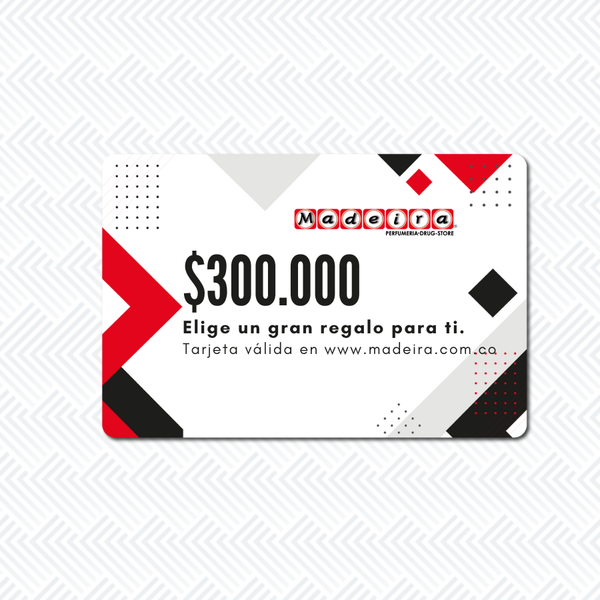 Bono Regalo (Gift Card) Almacén Madeira $300.000