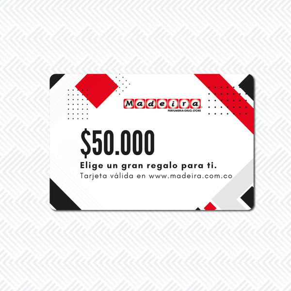 Bono Regalo (Gift Card) Almacén Madeira $50.000