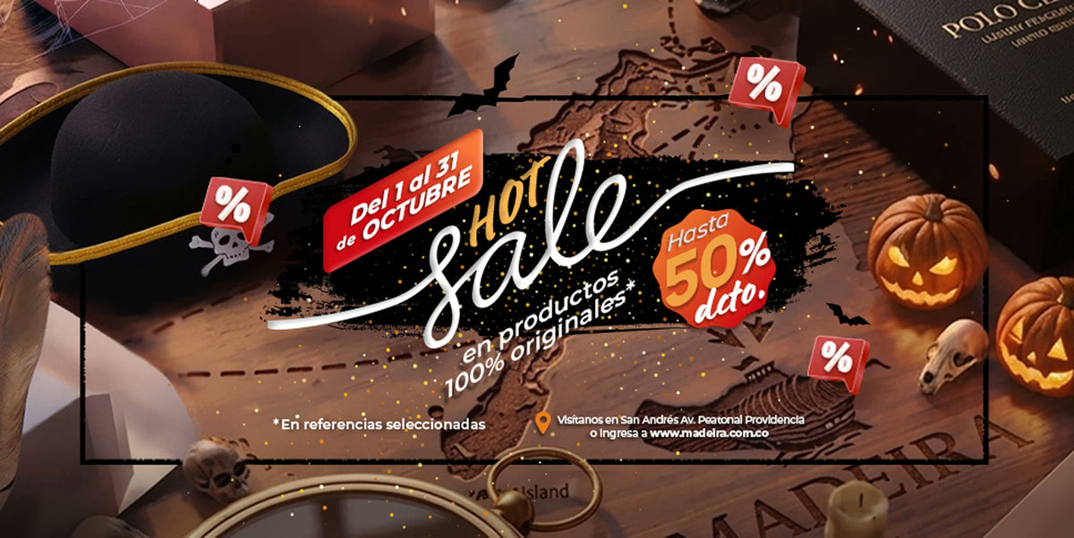 Hot Sale de octubre en Madeira: hasta 50% de descuento en productos 100% originales, del 1 al 31 de octubre