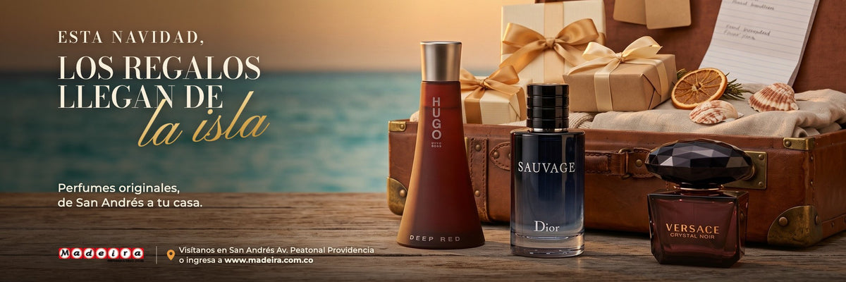 Esta Navidad, los regalos llegan de la isla. Perfumes originales, de San Andrés a tu casa.