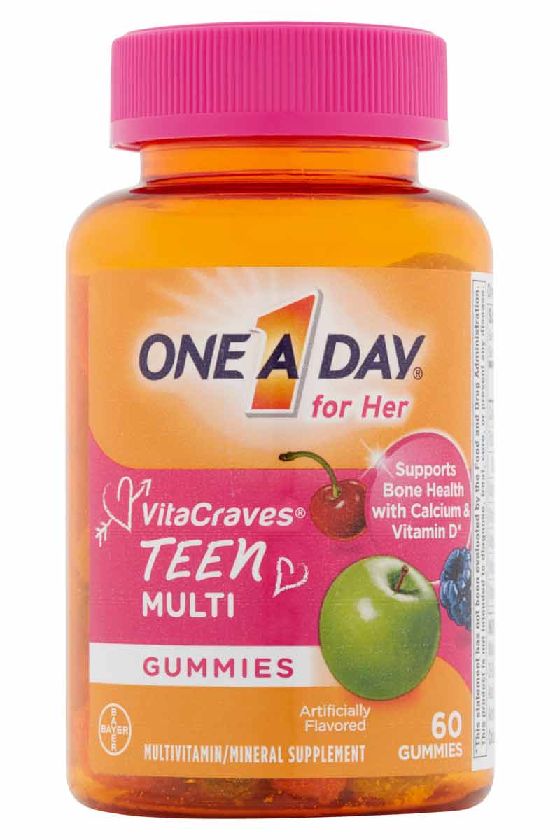 One A Day For Her VitaCraves Teen  60 Gummies