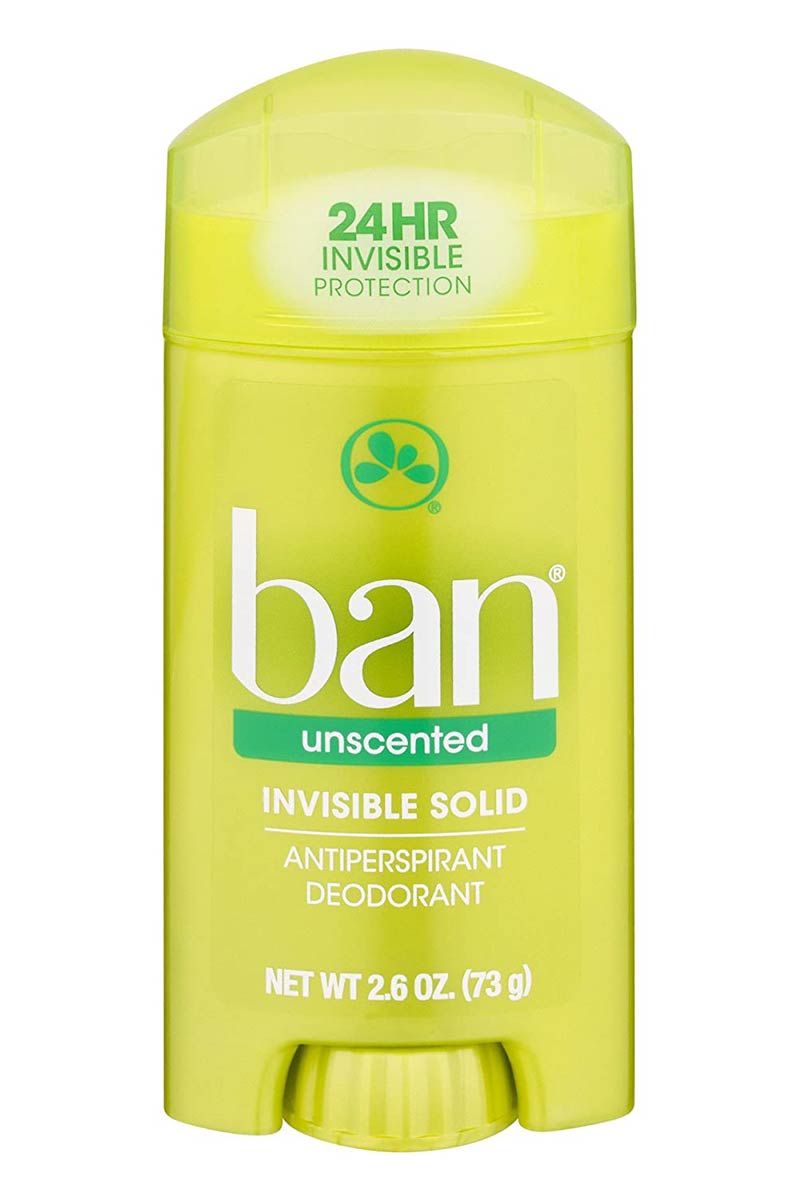 Ban Unscented Invisible Solid Antiperspirant Deodorant 73 g