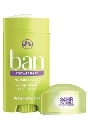 Ban Shower Fresh Invisible Solid Antiperspirant Deodorant 73 g