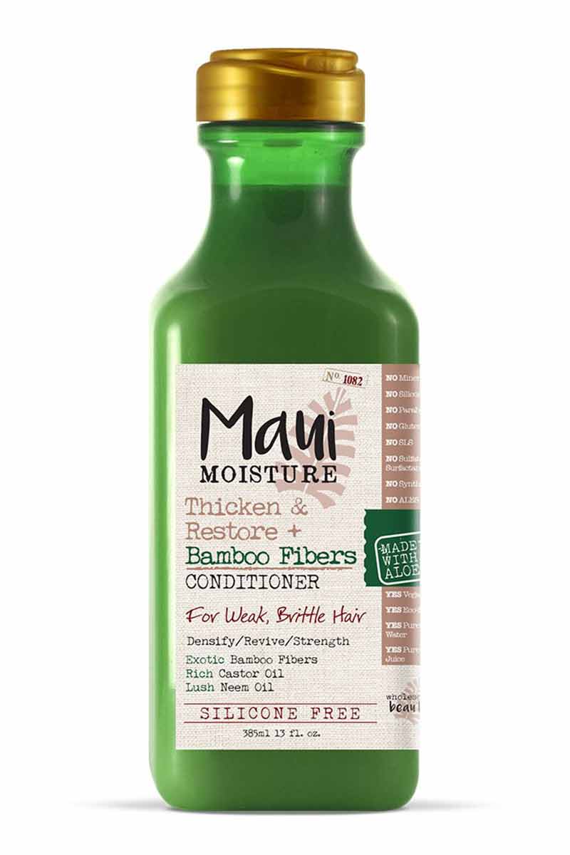 Maui Moisture Thicken & Restore + De Fibra De Bambú Conditioner 385 ml