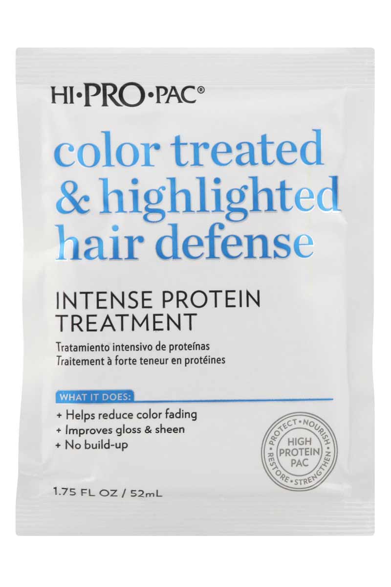 Hi Pro Pac Color Trated & Highlighted Hair Defense - Tratamiento intensivo de proteinas 52 ml