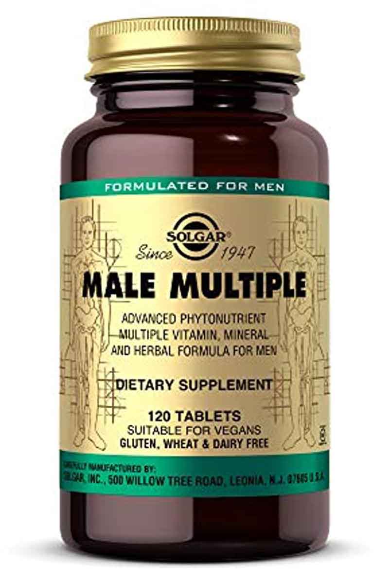 Solgar Male Multiple Formulated For Men 120 Tabletas