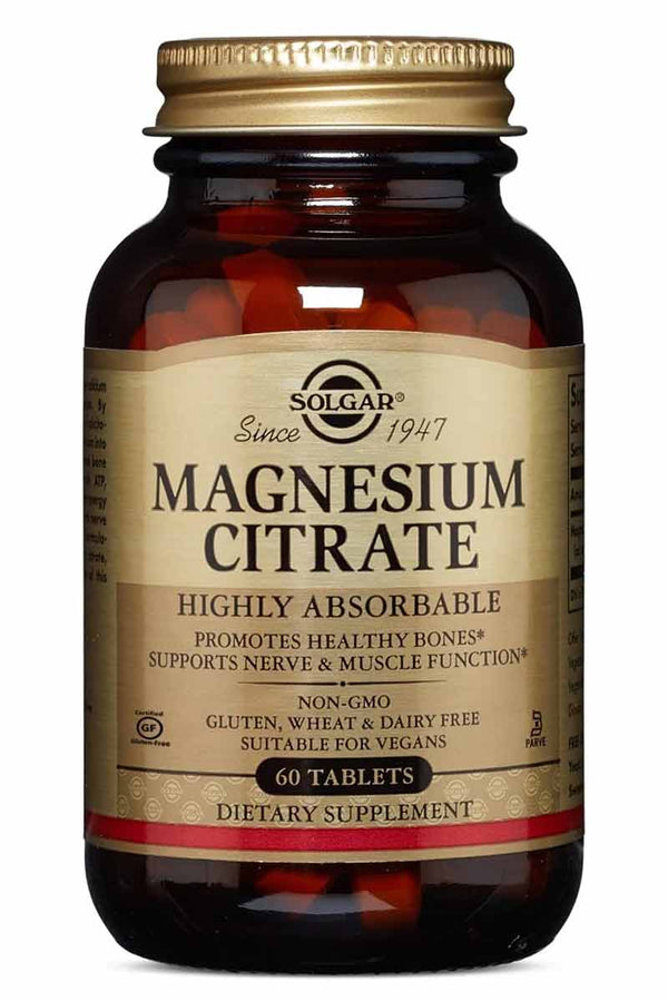 Solgar Magnesium Citrate 60 Tabletas