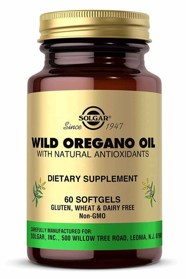 Solgar Wild Oregano Oil 60 Softgels