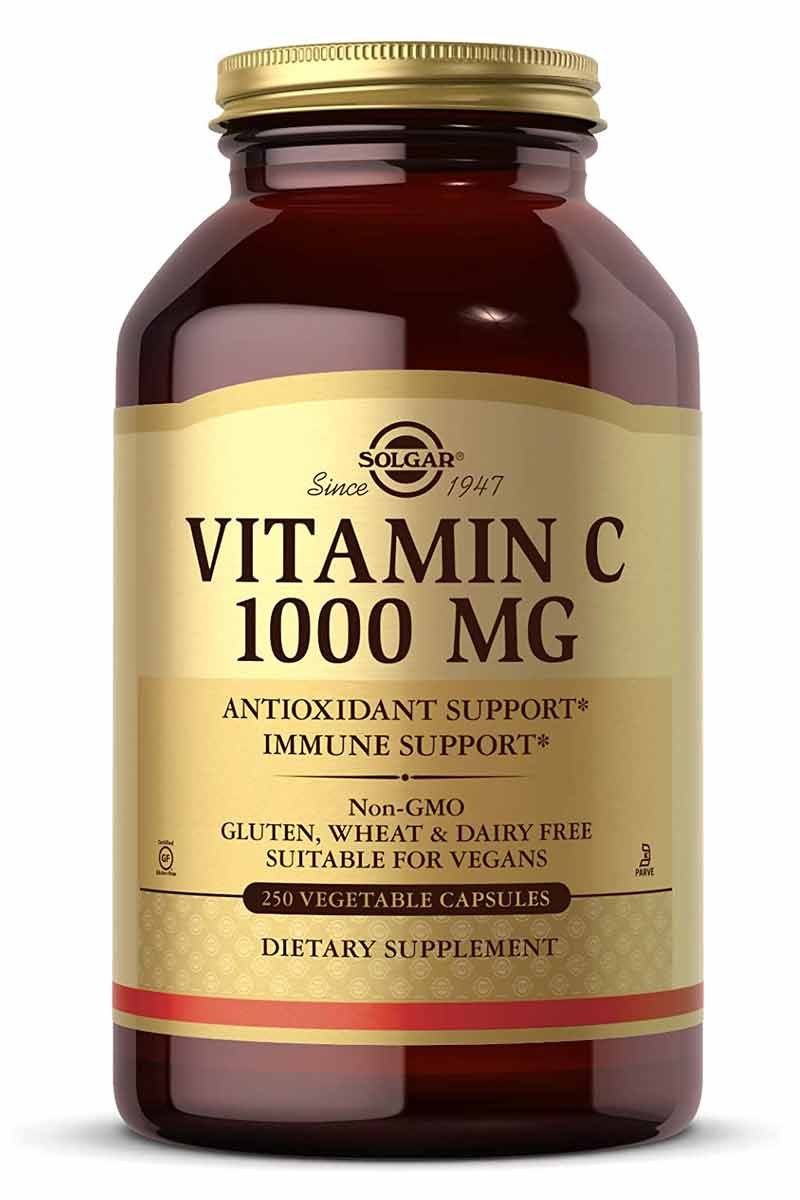 Solgar Vitamin C 1000 MG 250 Capsulas vegetable