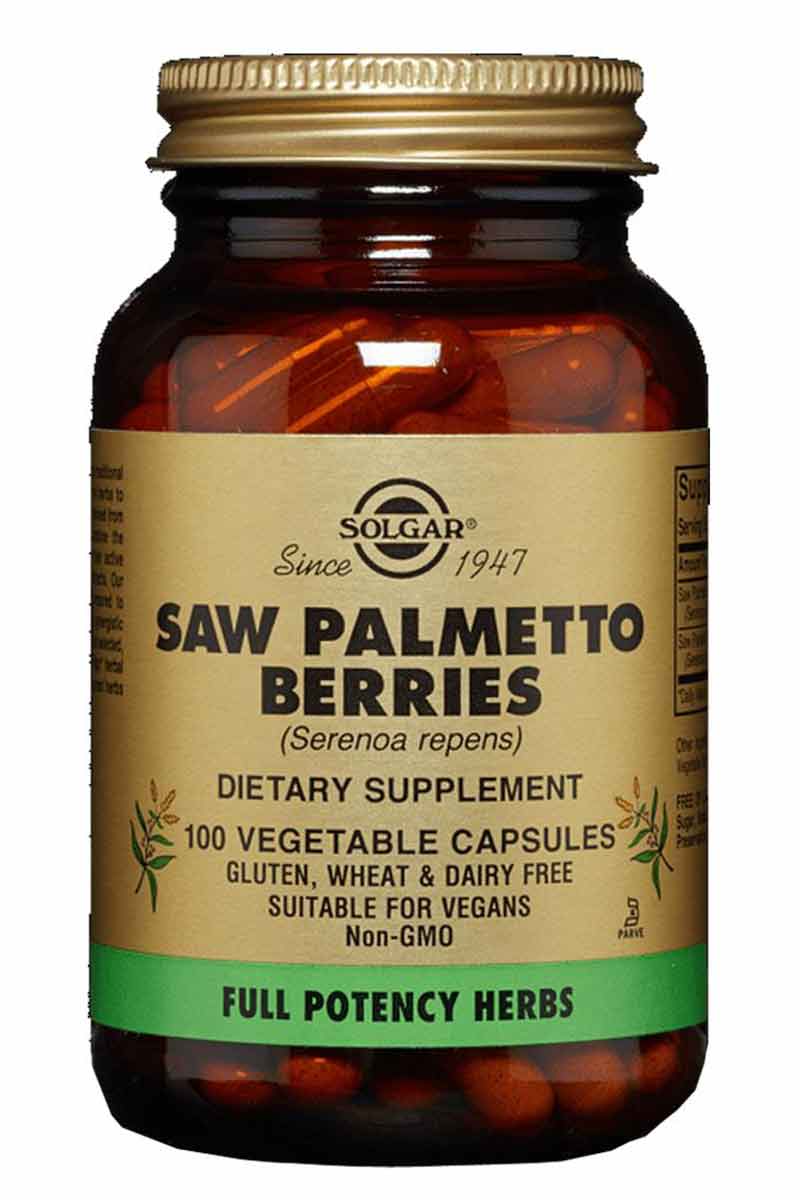 Solgar Saw Palmetto Berries 100 Capsulas Almacén Madeira