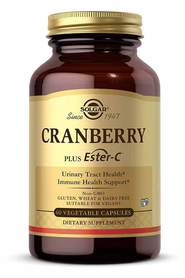 Solgar Cranberry Plus Ester-C 60 Capsulas Vegetables