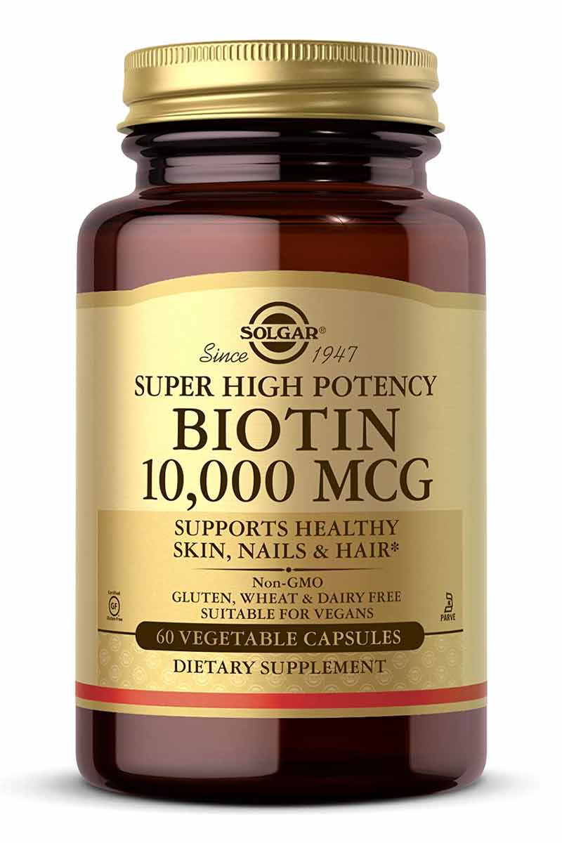 Solgar Biotin 10 000 mcg 60 Capsulas