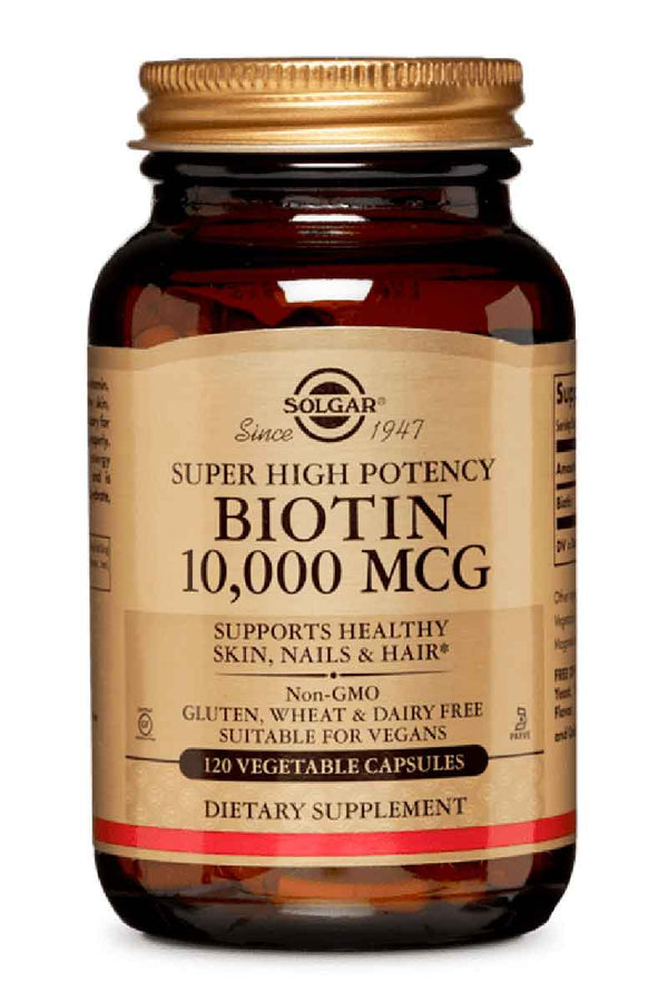 Solgar Biotin 10 000 mcg 120 Capsulas