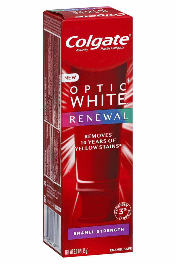 Colgate Pasta De Dientes Blanqueadora Optic White Renewal-Resistencia Del Esmalte 3.0 oz