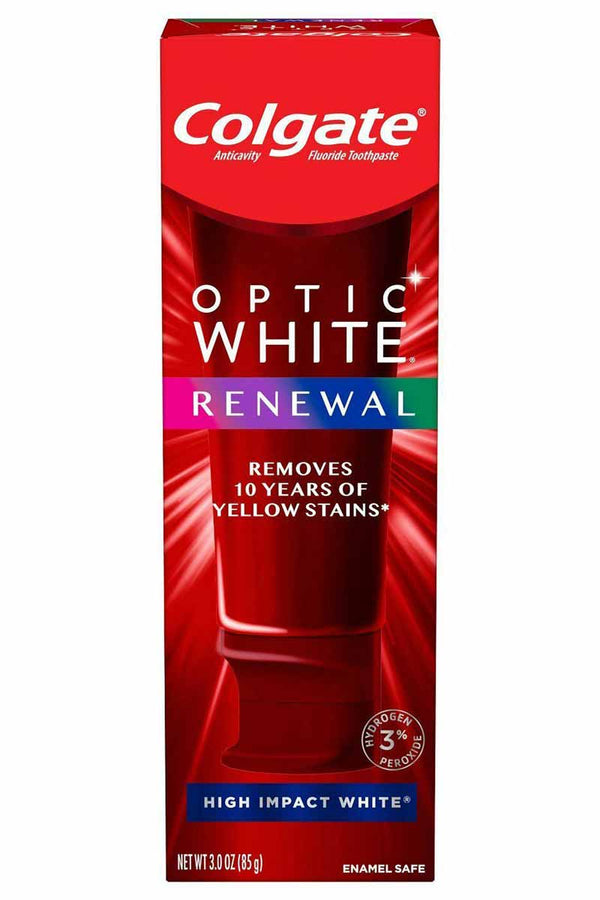 Colgate Pasta De Dientes Blanqueadora Optic White Renewal-Blanco De Alto Impacto 3.0 oz