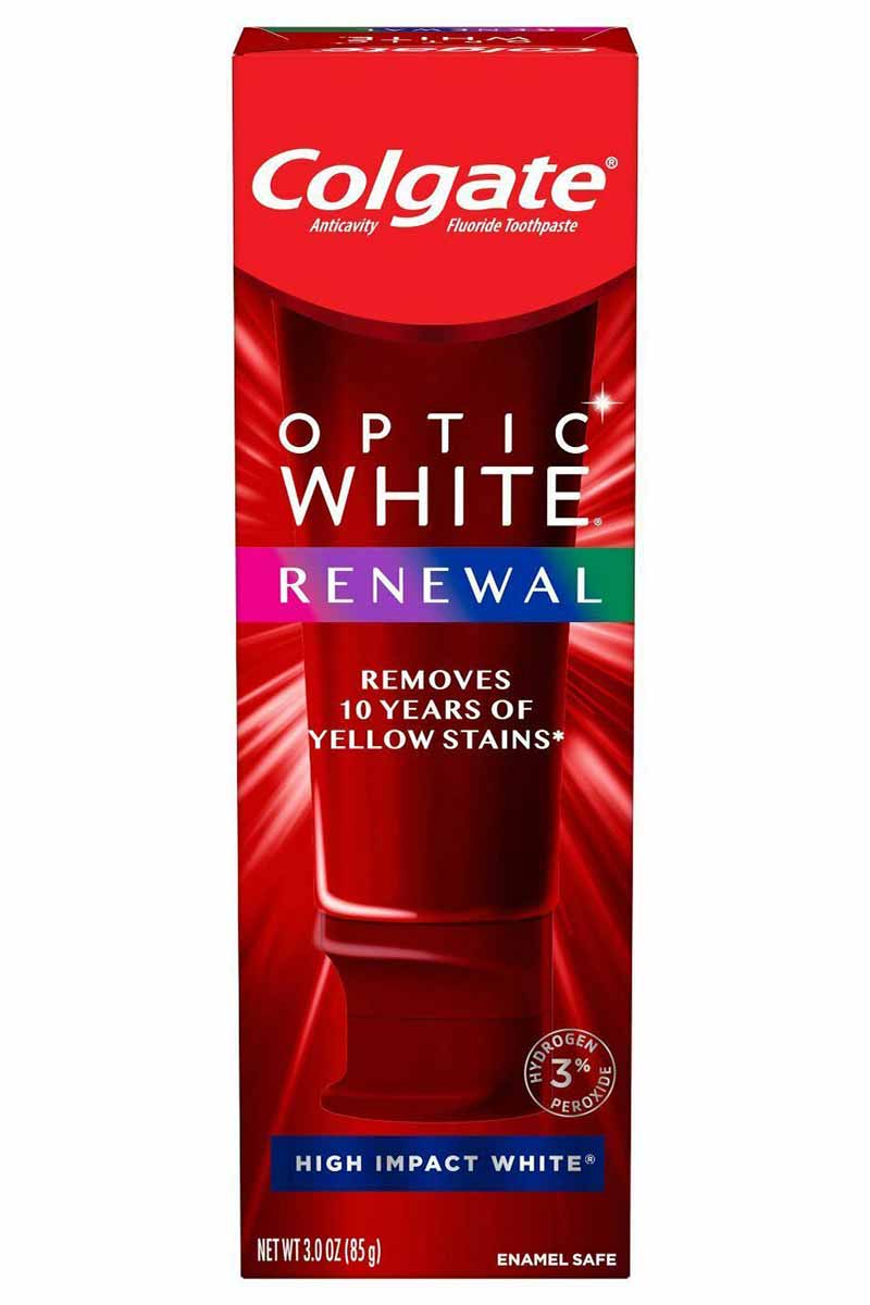 Colgate Max White Optic pasta de dientes blanqueadora con efecto  instantáneo