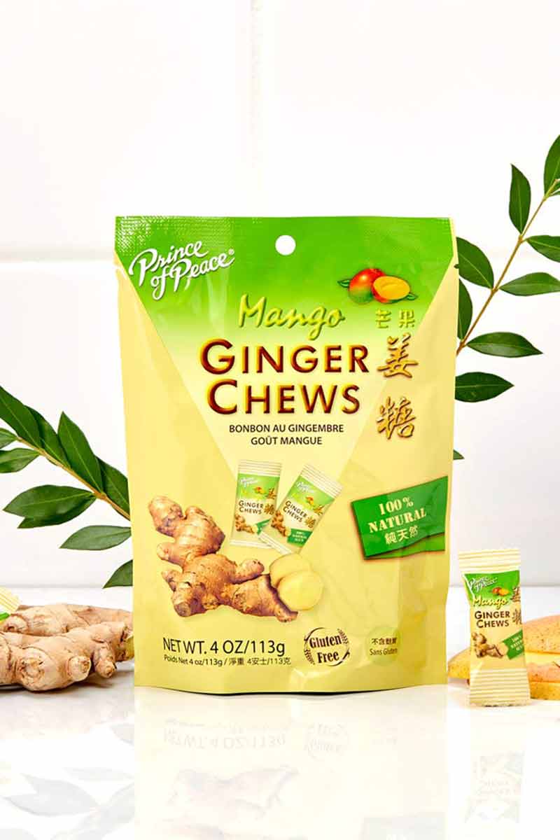 Prince Of Peace Ginger Chews Mango 113 g