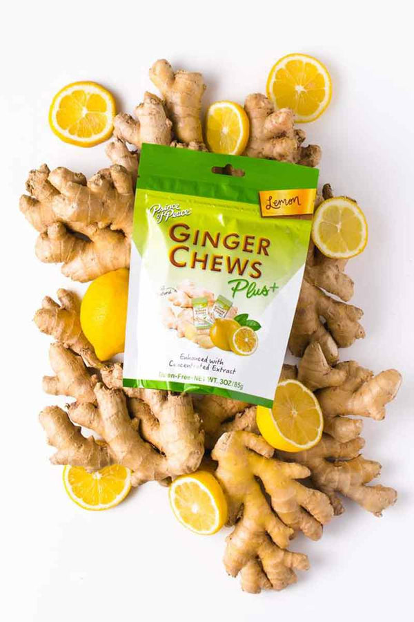 Prince Of Peace Ginger Chews Plus+ Lemon 3 oz