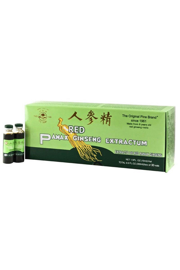 Red Panax Ginseng Extractum Caja de 30 Botellas De 9.9 FL oz