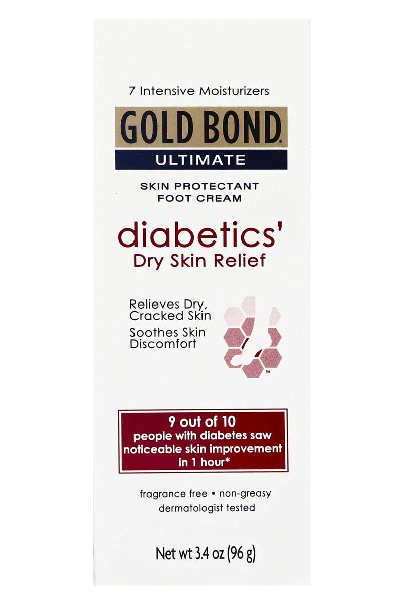 Gold Bond Ultimate Crema Para Pies Para Aliviar La Piel Seca Para Diabéticos 3.4 oz