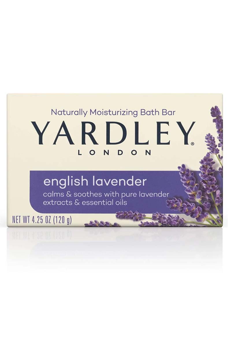 Yardley London Jabon en Barra hidratante de lavanda inglesa con aceites esenciales 4 oz