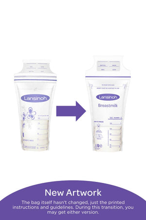 Lansinoh Bolsas de almacenamiento de leche materna 25 Bolsas